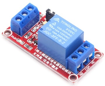 Przekaźnik 1-kanałowy wysoki/niski H/L 5V Arduino