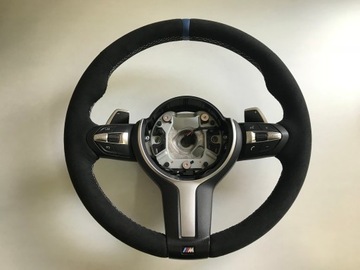 BMW F30 F36 F33 F22 F15 F25 F20 F21 Kierownica Łopatki Alcantara M Pakiet