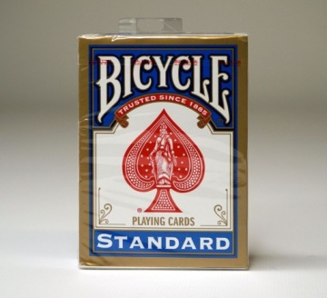 ИГРОВЫЕ КАРТЫ ВЕЛОСИПЕД СТАНДАРТНЫЙ С ЗОЛОТОЙ ОБОРУДОВАНИЕМ КРАСНЫЕ/СИНИЕ