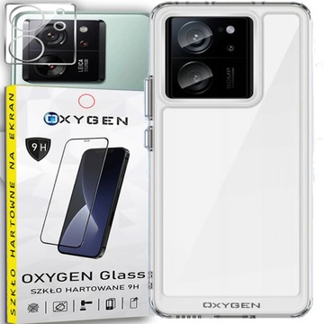 Etui Case OXYGEN PURE do XIAOMI 13 / XIAOMI 13T PRO + szkło 9H + APARAT