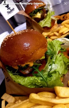 Patyczki do burgerów z Twoim logo 20cm do hamburgerów Flagi RESTAURACJA BAR