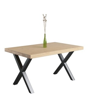 Stół z litego drewna dębowego NORD 200 x 100 cm