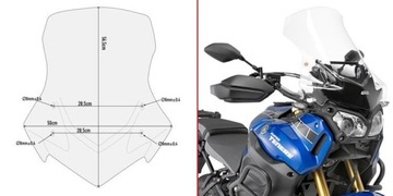 GIVI СКЛО D2119ST YAMAHA XT 1200Z СУПЕР TENERE 