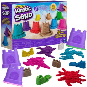 Kinetic Sand Spin Master Замок 10 кольорів піску кінетичного 3+