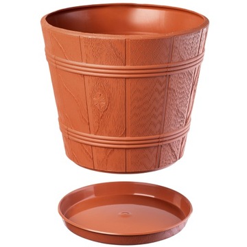 ЦВЕТОЧНЫЙ ГОРШОК ЦВЕТОЧНЫЙ ВАЗ 30см ПЛАСТИКОВЫЙ ЦВЕТОЧНЫЙ ГОРШОК ПОД ДЕРЕВО