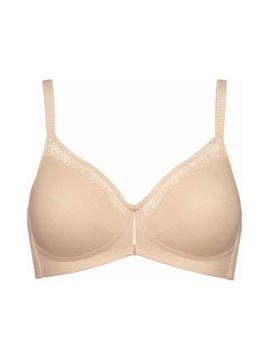 Biustonosz Triumph Cotton Beauty N 75c;beżowy