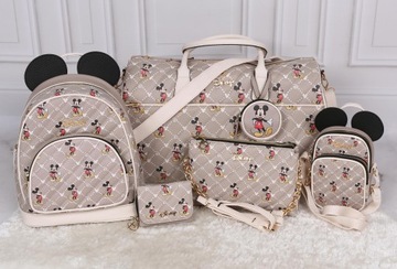 DISNEY Mickey Mouse Бежевая дорожная сумка 45x22x27см