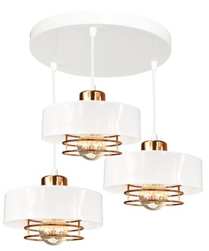 ŻYRANDOL LAMPA WISZĄCA SUFITOWA LOFT SPIRO 3 LED