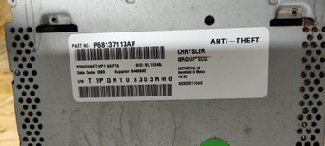 ГОЛОВНАЯ БЛОК РАДИО VP1 DODGE RAM 1500 2500 2013 68137113AF