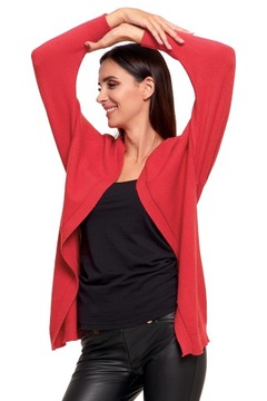 ДЛИННЫЙ ЖЕНСКИЙ КАРДИГАН ЖЕНСКИЙ ДЖЕМПЕР MORAJ RASPBERRY Размер XL