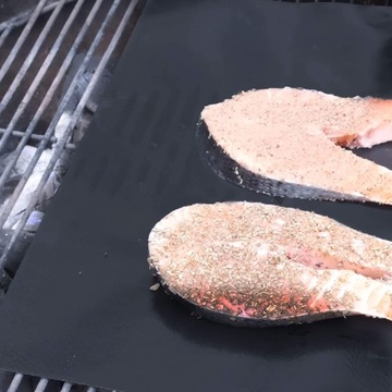 MATA TEFLONOWA NA GRILLA GRILL TACA TACKA 50x40 DO PIEKARNIKA PIECZENIA 2sz