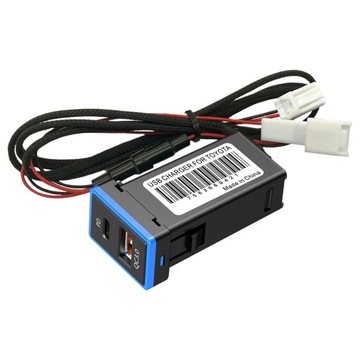 z typu C szybkie ładowanie USB gniazdo dla Toyota