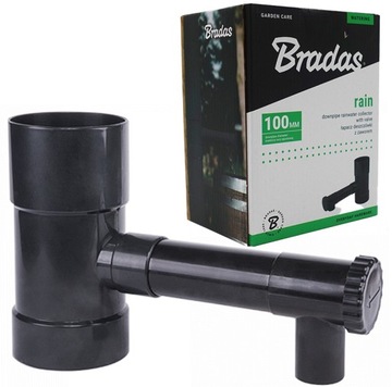 Коллектор для сбора дождевой воды с клапаном 100 мм.