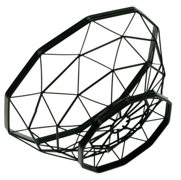 КОРЗИНА ДЛЯ ФРУКТОВ, ЧЕРНАЯ МЕТАЛЛИЧЕСКАЯ КОРЗИНА