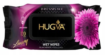 CHUSTECZKI perfumowane nawilżane HUGVA 1 x 120 szt.