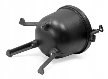 Kociołek ŻELIWNY 4L + GRATIS rękawica PIECZONKI PRAŻONE DUSZONKI ziemniaki