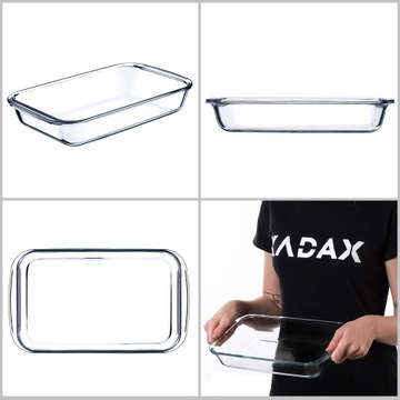 МАЛЕНЬКАЯ ПРЯМОУГОЛЬНАЯ СТЕКЛЯННАЯ ЗАГОТОВКА ДЛЯ ВЫПЕЧКИ ОБЪЕМОМ 1,5 Л.