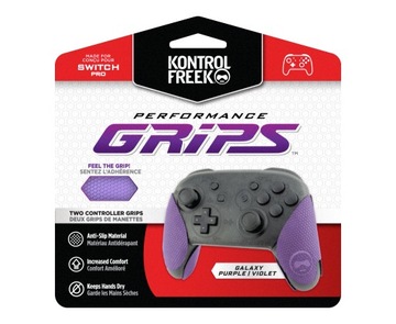 Nakładki na uchwyty KontrolFreek Grips PRO Purple do Nintendo Switch
