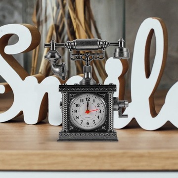 Настольные часы с телефоном Телефонная игрушка