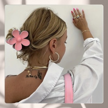 Набор из 2 заколок-застежек-цветов розового цвета, легкие заколки-булочки, украшения