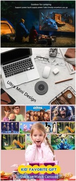 Светодиодный проектор Lovojoy YT200 черный
