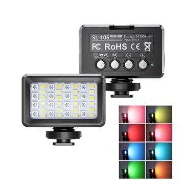 SL-105 Wodoodporne podwodne światło wypełniające RGB 2700K-9000K Mini LED