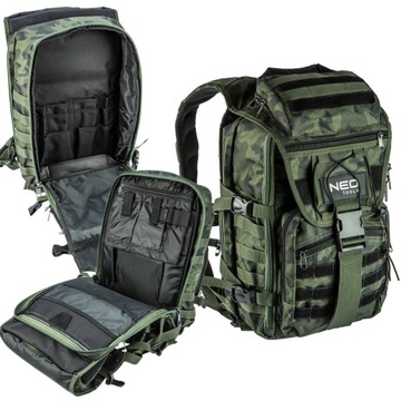 PLECAK SURVIVALOWY TAKTYCZNY TREKKINGOWY WOJSKOWY MORO NEO TOOLS 84-321