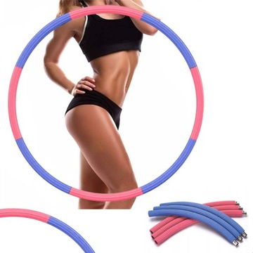 HULA HOP KOŁO ODCHUDZAJĄCE SKŁADANE MASAŻ PIANKA