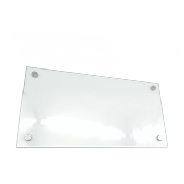 Panel szklany Optiwhite 40x80 + SREBRNE mocowania