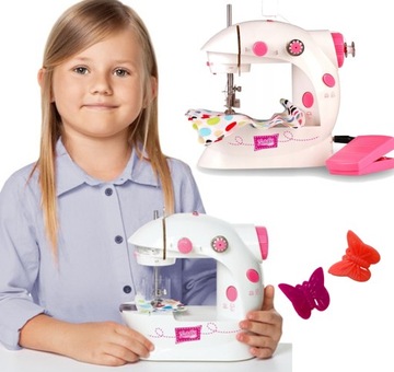 PRAWDZIWA MASZYNA DO SZYCIA DLA DZIECI + IGŁA NICI