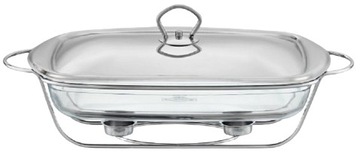 AMBITION NACZYNIE ŻAROODPORNE Z PODGRZEWACZEM HELIOS SZKLANE NA STELAŻU 3,6