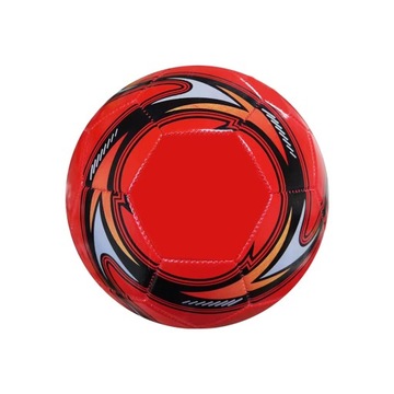 Футбольный мяч, размер 5, официальный матч, красный.