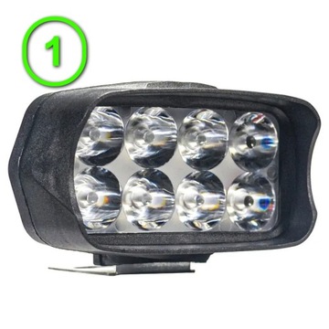 Reflektor LED Motocyklowy 8/12/16 Wodoodporny Zewnętrzny