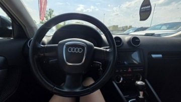 Audi A3 8P Hatchback 3d 2.0 TDI PD 140KM 2008 Audi A3 Sportback climatronic zarejestrowane duza, zdjęcie 13