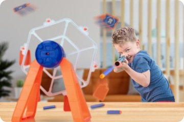 TARCZA ELEKTRONICZNA STRZELNICA DO NERF + PISTOLET