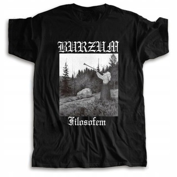 Modna męska koszulka Burzum Filosofem