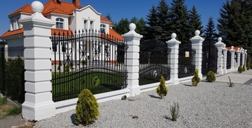 ЗАБОРЫ УСАДЬБЫ, СТОЛБЫ, ПРОЛЕТЫ, БЕТОН, СТОЛБЫ