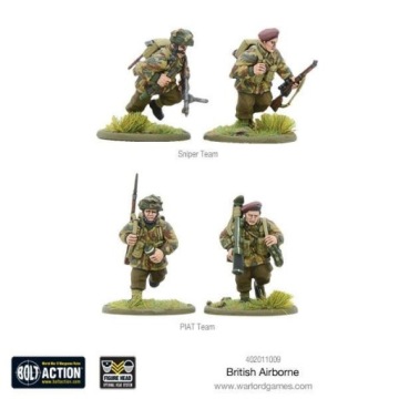 BOLT ACTION Британские воздушно-десантные десантники союзников времен Второй мировой войны [402011009]