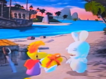 Игра RAYMAN RAVING RABBIDS PS2 3XA