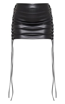 МИНИ-ЮБКА ИЗ ЭКО КОЖИ PRETTYLITTLETHING M