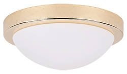 Plafon szklany złoty IP44 lampa sufitowa 60W E27 R