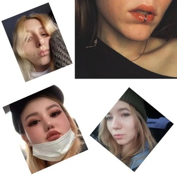 KOLCZYK DO NOSA WARGI KÓŁKO PIERCING FAKE Punk