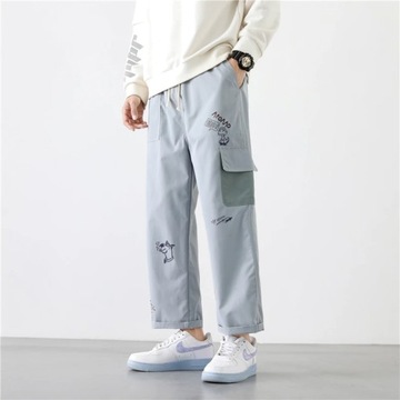 Japanese Streetwear Fashion Cargo pants men Haraju