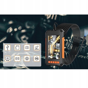 ЭНДОСКОПНАЯ ИНСПЕКЦИОННАЯ КАМЕРА HD 2600 мАч, карта памяти 32 ГБ