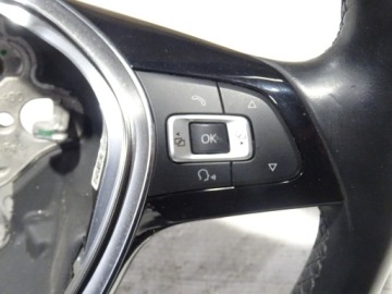 КОЖАНЫЙ РУЛЬ МНОГОФУНКЦИОНАЛЬНЫЙ VW GOLF VII 7 5G0 LIFT 16-20 5Q0419091
