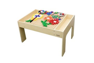 DREWNIANY STÓŁ EDUKACYJNY MONTESSORI MANIPULACYJNY STEM MASTERKIDZ