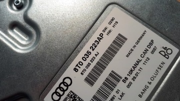 A4 B8 A5 8T УСИЛИТЕЛЬ BANG OLUFSEN 8T0035223AP