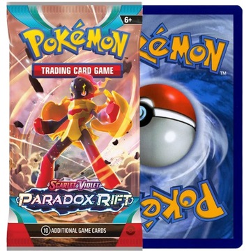 KARTY POKEMON - ZESTAW 10 KART PARADOX RIFT KOLEKCJONERSKICH POKEMON TCG