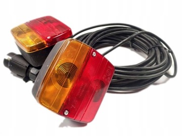 ZESTAW LAMP ŚWIATEŁ DO PRZYCZEPY PRZYCZEP NA ŚRUBY