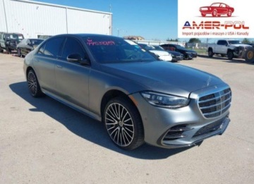 Mercedes Klasa S W223/V223 2023 Mercedes-Benz Klasa S 580 4Matic 2023 4.0 Benzyna 496KM